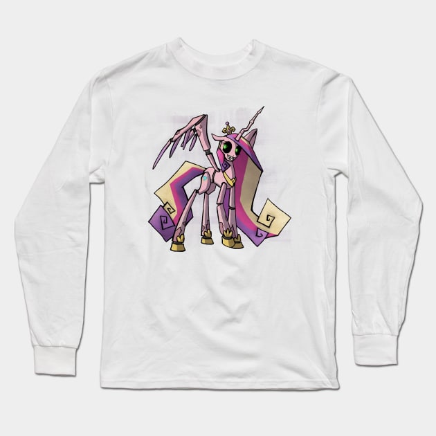 My Little Pony - Queen Chrysalis/Princess Cadence Animatronic Long Sleeve T-Shirt by Kaiserin